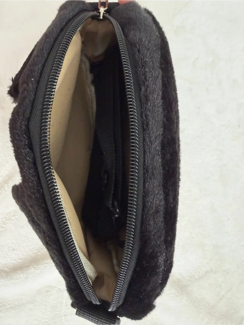 Plush Black Cat Face Coin Purse for Kids